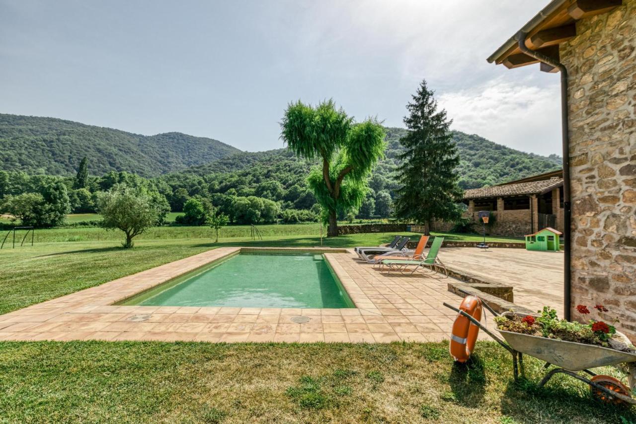 Casa Rural Mas Plantalech La Vall de Bianya Ngoại thất bức ảnh